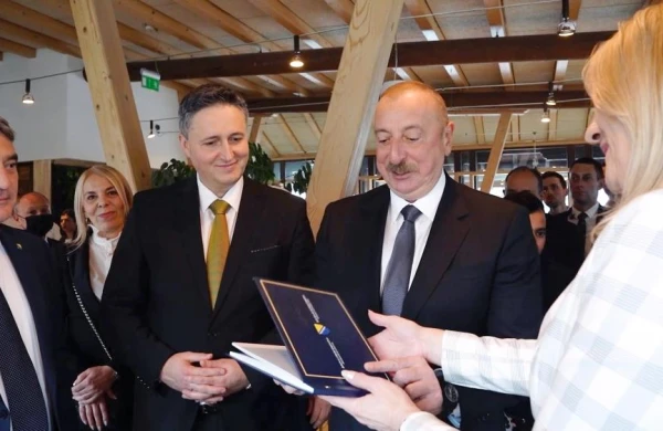 Sarayevoda Prezident İlham Əliyevin şərəfinə rəsmi nahar verilib