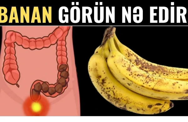 1 ədəd  banan  görün bədənimizə nələr edir - İNANILMAZ