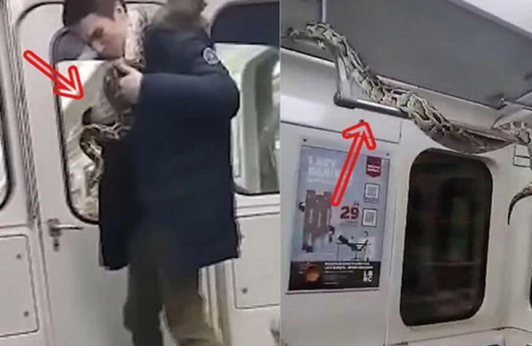 İlanını metroda “gəzintiyə” çıxardı - VİDEO