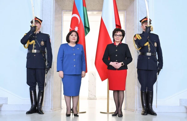 Sahibə Qafarova Polşa Seyminin sədri ilə görüşüb