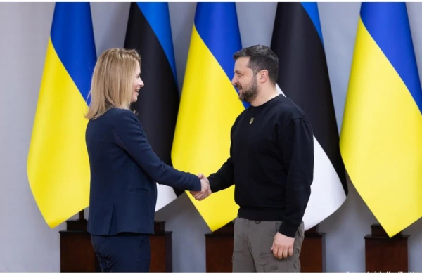 Estoniyanın Baş naziri Kiyevdə Zelenski ilə görüşüb