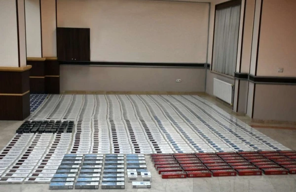 Naxçıvanda külli miqdarda aksiz markası olmayan siqaretlər aşkarlanıb
