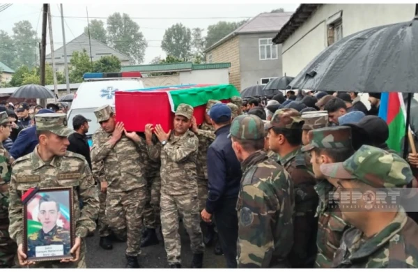 Şəhid Məhəmməd Qarayev Qəbələdə dəfn edilib