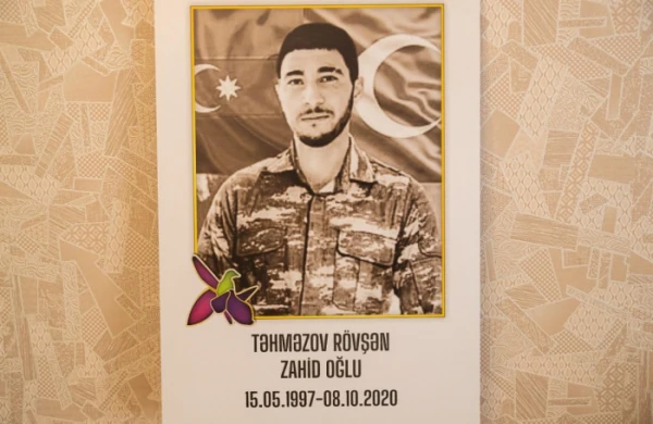 Vətən müharibəsi şəhidi Rövşən Təhməzovun doğum günüdür