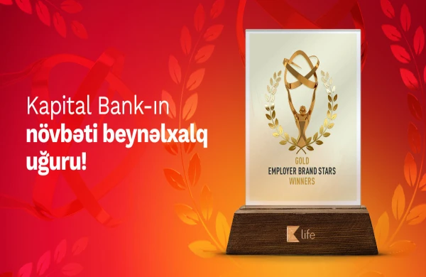 Kapital Bank və onun rəhbər şəxsi qlobal mükafata layiq görülüb - FOTO