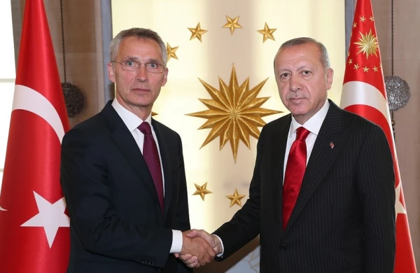 Ərdoğan NATO-nun baş katibini qəbul edib