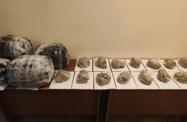 İrandan Naxçıvana 31 kq narkotik keçirilməsinin qarşısı alınıb