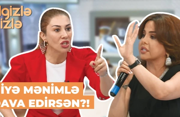 Elgizin verilişində müğənni ilə hüquqşünas qırğına çıxdı — VİDEO