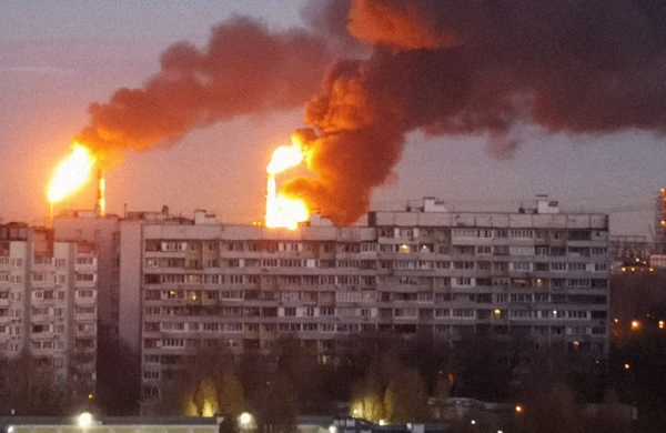 Moskvada “Qazprom” zavodunda yanğın olub