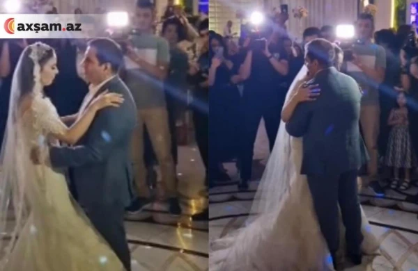 Azərbaycanlı müğənninin qızının toyundan görüntülər yayıldı - VİDEO