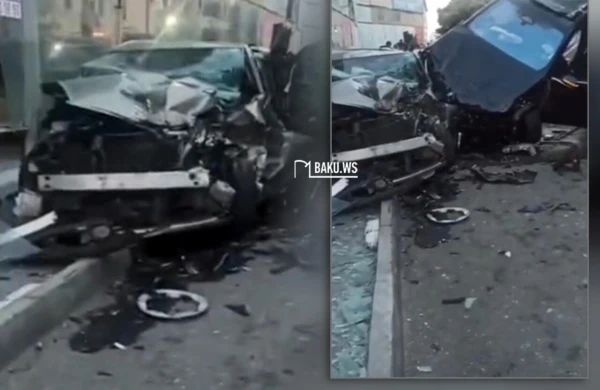 Bakıda qadın sürücü “BMW”si ilə mopedçini vurub öldürdü