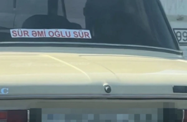 Avtomobilə bu yazıları yazanları hansı məsuliyyət gözləyir? - VİDEO