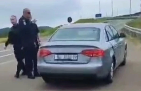 Polis Vusiçin oğlunu saxladı - VİDEO