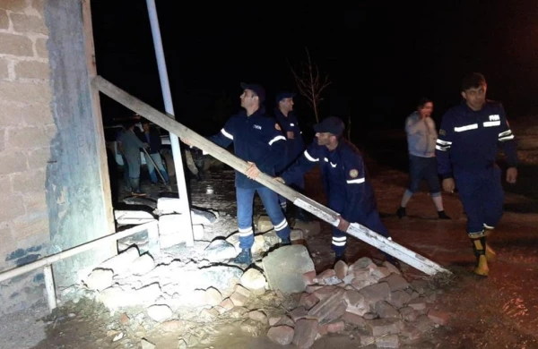 Tərtərdə gecə saatlarında dəhşət yaşandı:FHN hadisə yerindən VİDEO YAYDI