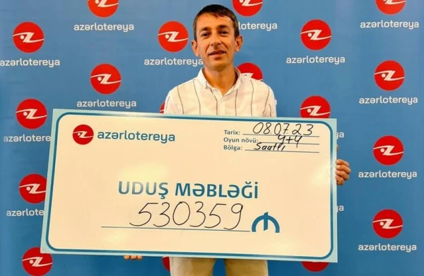 Lotereyada yarım milyon manat qazanmış şəxsin kimliyi bəlli oldu