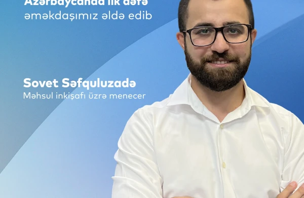 AzInTelecom-un əməkdaşı Sovet Səfquluzadə uğura imza atıb