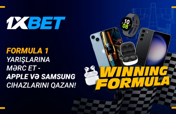 Winning Formula qalibləri Apple və Samsung smartfonları və saatları alacaqlar