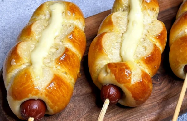 Çox asan hazırlanan yumşaq və çox dadlı "hotdog" resepti - VİDEO