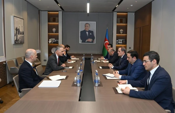 Ceyhun Bayramov Lui Bononu qəbul etdi - FOTO