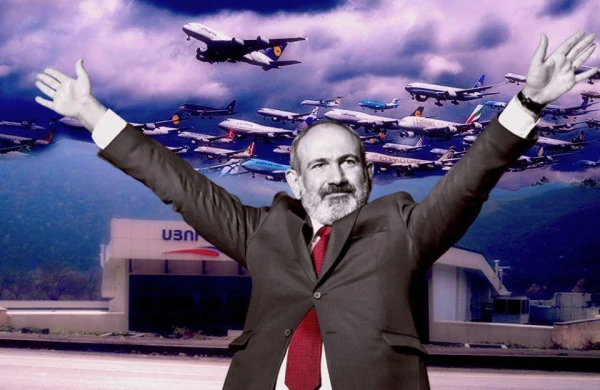 Qafanda erməni "aviaşou"su: sürünən Paşinyan uçmaq istəyir