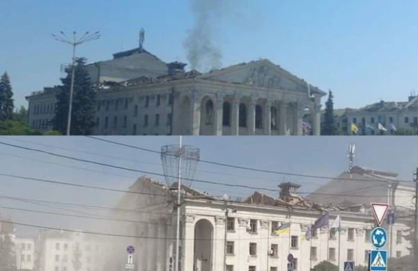 Çerniqovun mərkəzinə ballistik raket düşüb: Ölənlər və yaralananlar var