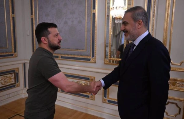 Hakan Fidan Zelenski ilə görüşdü