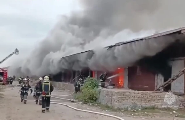 Moskvada  dəmir yolu stansiyasında yanğın olub