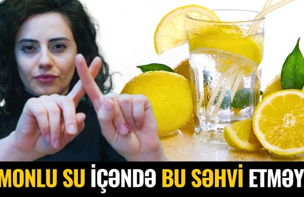 Limon Suyu içərkən bu 4 SƏHVİ Etməyin! - ZƏRƏR VERİR