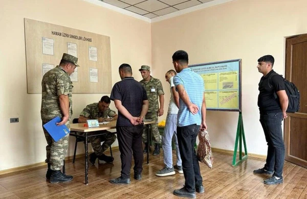 Ehtiyatda olan hərbi vəzifəlilər təlimə çağırıldı - FOTO