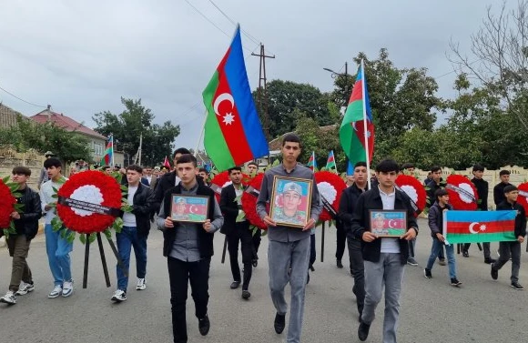 Şəhid Sənan Mirzəyev Masallıda dəfn edildi – VİDEO/FOTOLAR