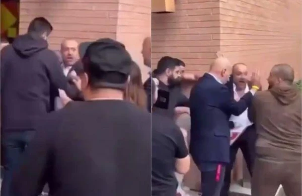 Ermənilər ABŞ-də Türkiyə rəsmilərinə hücum etdilər - VİDEO