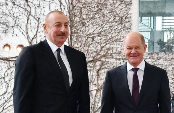 İlham Əliyev və Olaf Şolts arasında telefon danışığı oldu