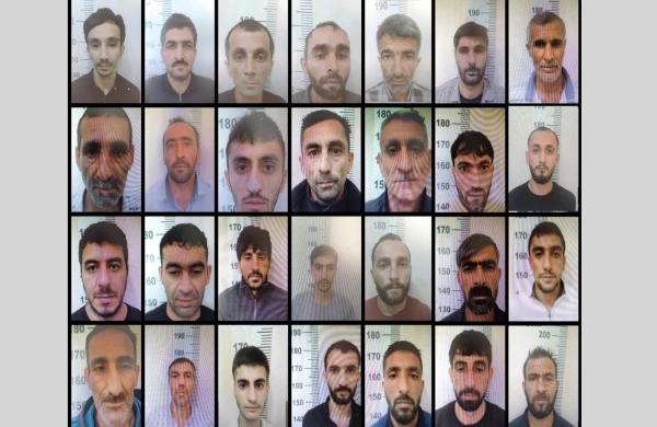 30 nəfər saxlanılıb
