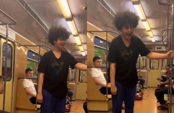 Metroda qışqırdı, ictimai yerdə narahatlıq yaratdı: Bu gəncə dur deyən olacaqmı?