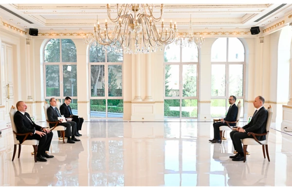 Prezident İsveçrə səfirinin etimadnaməsini qəbul edib - FOTO