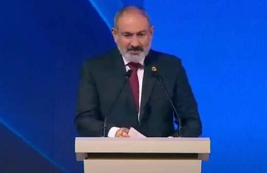 Paşinyanın Tbilisidə təqdim etdiyi xəritədə Azərbaycan belə göstərildi - FOTO