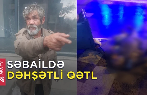 Bakıda dəhşət: “Bomj” “JEK” işçisini  nəyə görə öldürüb? - VİDEO