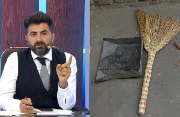 Zaur canlı yayımda studiyanı süpürdü - VİDEO