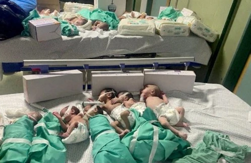 Körpələr xilas edildi