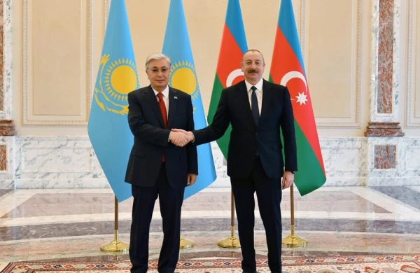 Azərbaycan və Qazaxıstan prezidentlərinin görüşü olub