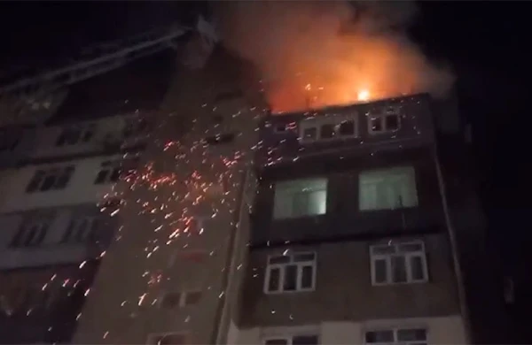 SON DƏQİQƏ! Bakıda güclü yanğın başladı