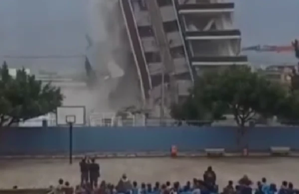 Qorxunc görüntülər: Uşaqlar ərazidən qaçdılar