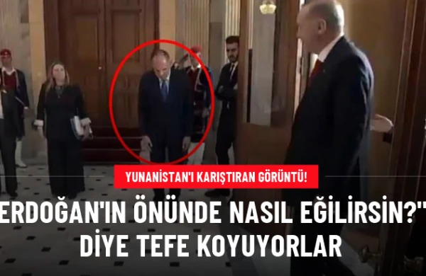 Ərdoğanın qarşısında baş əydi  - Ölkə qarışdı (FOTO+VİDEO)