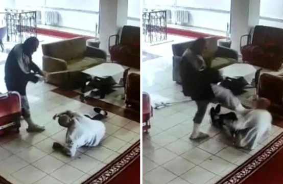 Qocalar evindəki qətlin şok VİDEOSU YAYILDI