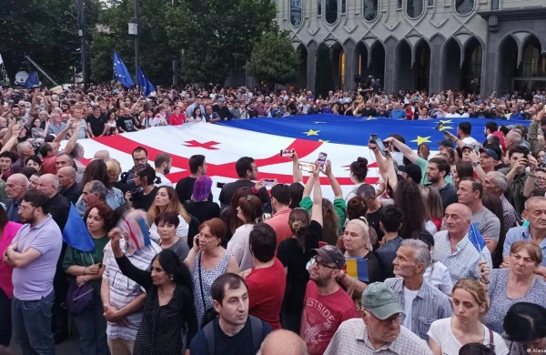 Gürcüstanda Aİ-yə qoşulmağa dəstək nümayişi keçirilib