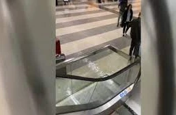 Hava limanın su basdı