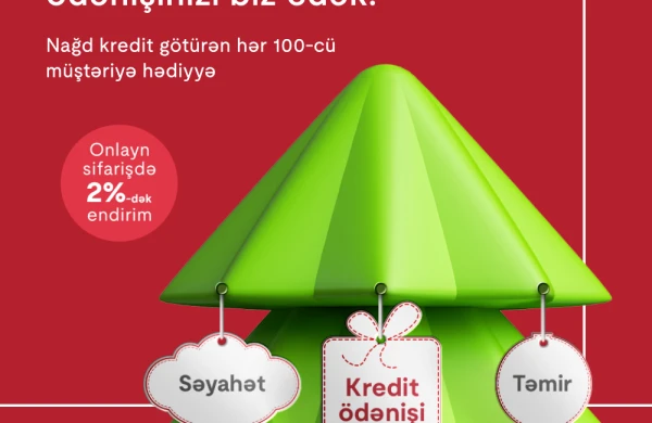 Kapital Bank продолжает новогоднюю кампанию по выдаче наличных кредитов