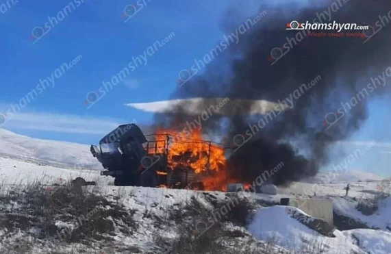 Ermənistanda rus silahları yanıb - FOTO