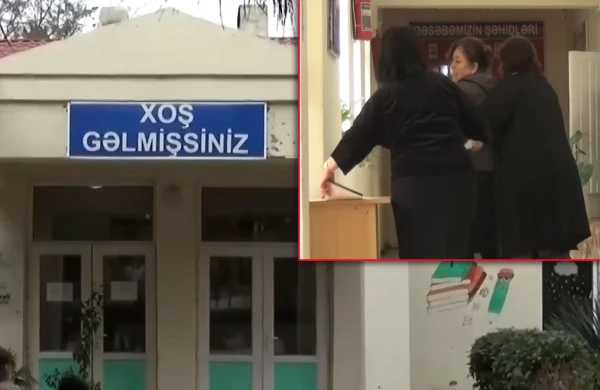 Samuxda direktorun müəllimi döyməsinə dair iddia təsdiqini tapmadı - Video