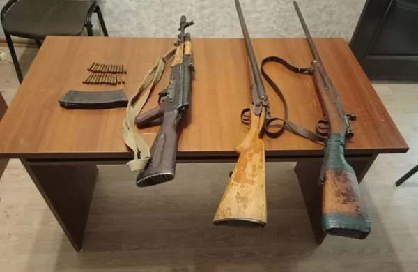 Ötən gün vətəndaşlardan götürülən silahların sayı açıqlanıb